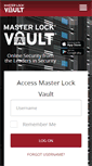 Mobile Screenshot of masterlockvault.com